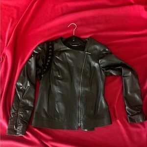 COPY - Women’s Versace Genuine Leather Biker Jacket
